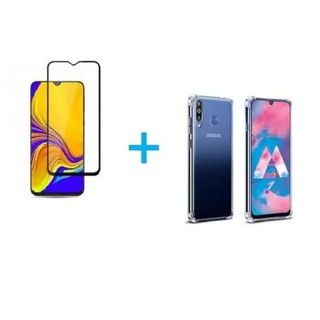 Imagem de Kit Capa Anti Impacto Samsung Galaxy A30 + Película Vidro 3D