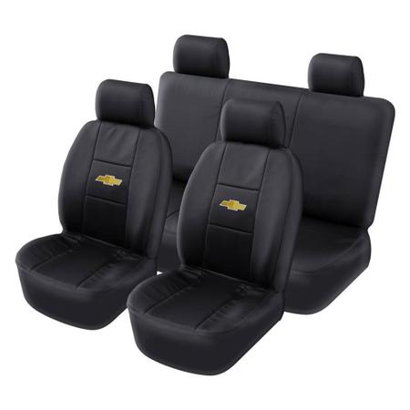 Imagem de Kit Capa Banco De Carro Chevrolet Celta Prisma Onix Corsa  + Tapete 5 Peças