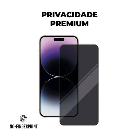 Imagem de Kit Capa case capinha Gravity Lilás  e Pelicula Defender Pro Privacidade para iPhone 15 Pro - Gshield