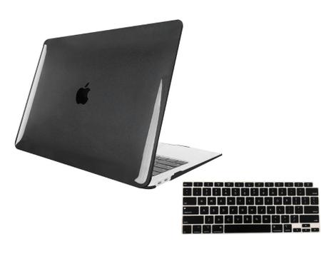 Imagem de Kit Capa Case Compativel Macbook NEW PRO 13" A1706 A2159 cor BC + Pelicula de Teclado