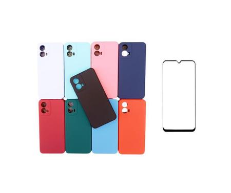 Imagem de Kit Capa Case + Película Vidro Compatível Para Moto G34