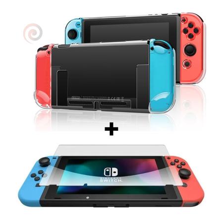 Estojo Case Nintendo Switch Lite Jogo Acessórios + Pelicula - T&Z/Feir - Jogos  Nintendo Switch - Magazine Luiza