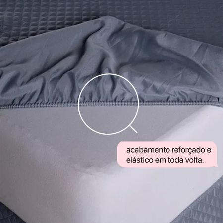 Imagem de Kit Capa Impermeável Protetora para Colchão Supe King + 02 Protetor Impermeável para Travesseiro - 4 Camadas de Proteção