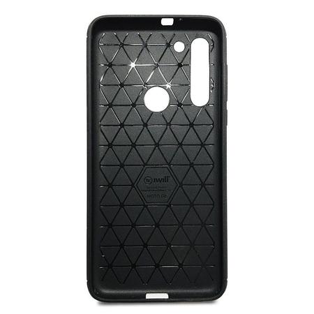 Imagem de Kit Capa Iwill Carbon Fiber M4DE + Película HPrime Pet Invisível para Motorola Moto G8 XT2045-1