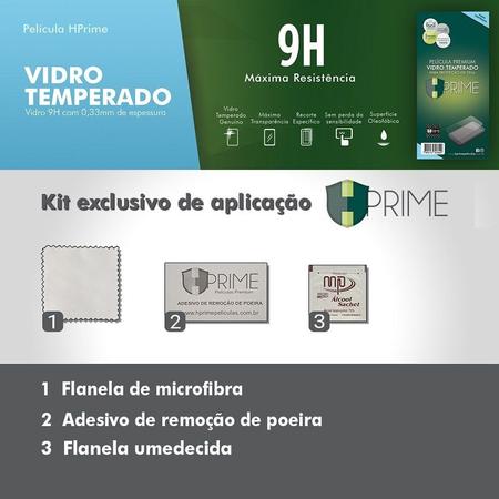 Imagem de Kit Capa Iwill Carbon Fiber M4DE + Película HPrime Vidro Temperado para Motorola One Macro