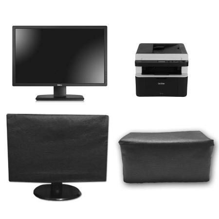 Imagem de Kit Capa Monitor 20 e Capa Impressora BrotherDCP1617NW Impermeável