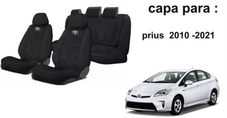 Imagem de Kit Capas Sob Medida Tecido Prius 2010-21 + Volante + Chaveiro