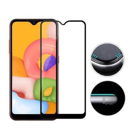 Imagem de Kit Capinha Anti Impacto + Película 3D Vidro Para Samsung Galaxy A01