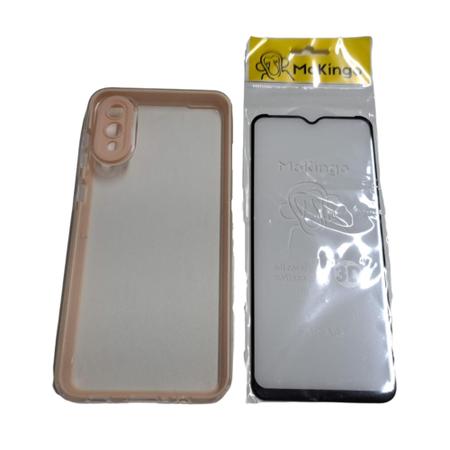 Imagem de Kit Capinha de Celular Galaxy A02 + Película Vidro + Case Câmera