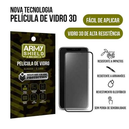 Imagem de Kit Capinha Moto G54 + Película de Vidro 3D Blindada - Armyshield
