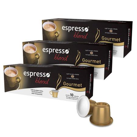 Imagem de Kit Cápsulas Espresso Blend Gourmet Compatível com Nespresso - 3 Caixas