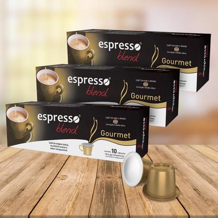 Imagem de Kit Cápsulas Espresso Blend Gourmet Compatível com Nespresso - 3 Caixas