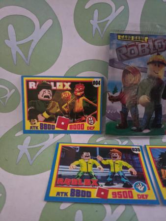 Kit Cards 2.5 - ROBLOX - Cards Figurinhas brincadeira de Bater