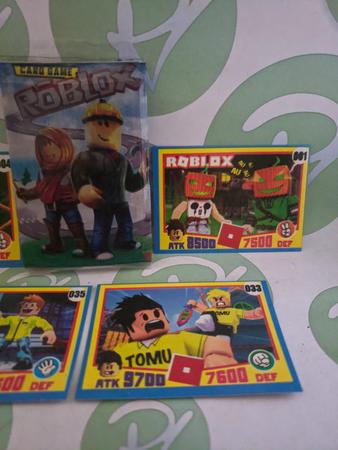 Kit Cards 2.5 - ROBLOX - Cards Figurinhas brincadeira de Bater