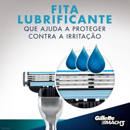 Imagem de Kit Carga Gillette Mach3 Sensitive com 24 unidades