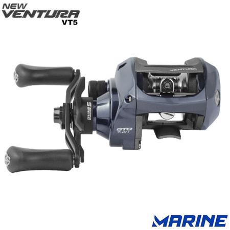 Imagem de Kit Carretilha Marine New Ventura VT5 Com Vara Diamond 1,68mts e Porta Varas