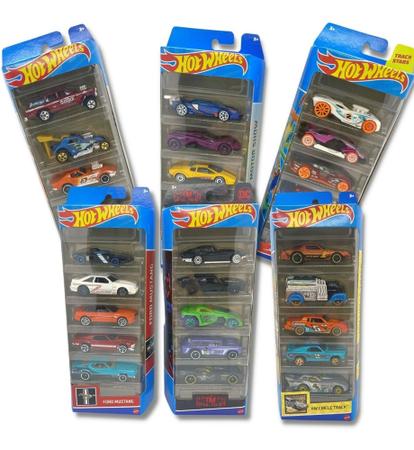 Kit 5 Carrinhos Hot Wheels Sortidos Original Coleção Brinde