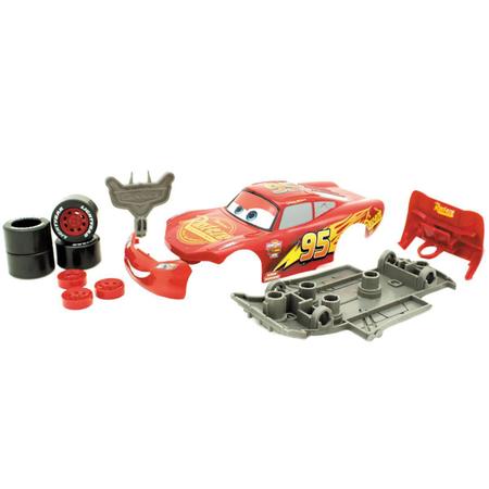 Kit Carrinhos Relâmpago Mcqueen Pixar Disney Monta e Desmonta