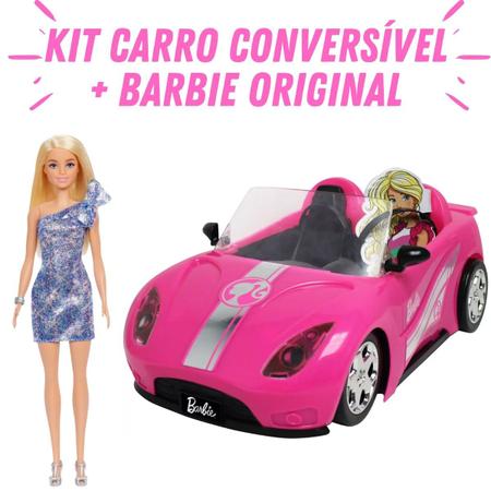 Kit Carro Deluxe Conversível Controle Remoto 1860 Candide Carrinho com  Boneca Barbie Mattel Presente Menina - Carrinho de Boneca - Magazine Luiza