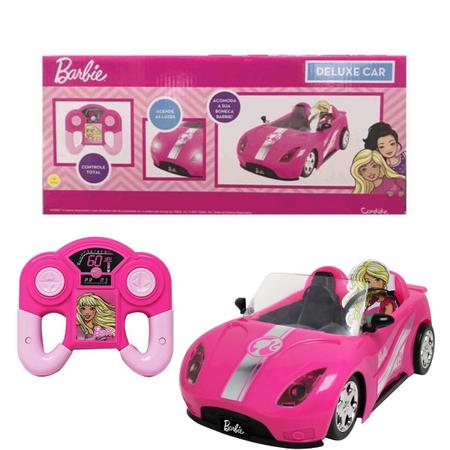 Carro conversível da Barbie controle remoto Mattel