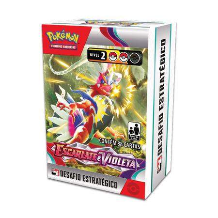 Jogo de Cartas Pokemon Go Starter Deck Batalha V Copag - Roxo