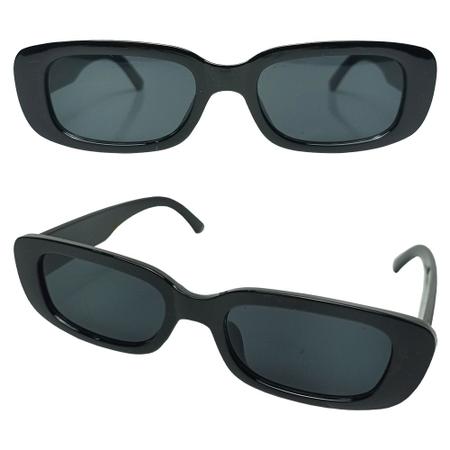 Imagem de Kit Carteira Masculina Pequena Divisória Compacta E Óculos De Sol Oval Vintage Armação Quadrada E Proteção Uv400 MD-06