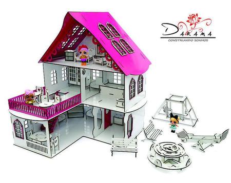 Kit de boneca de desenho faça você mesmo com textura fosca de operação  simples para decoração