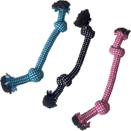Kit Casa Resistente Dog N4 Azul E Mordedor Corda Chalesco - MecPet Imagem de Kit Casa Resistente Dog N4 Azul E Mordedor Corda Chalesco