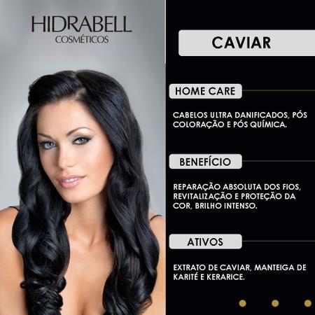 Imagem de Kit Caviar Reconstrução Capilar Absoluta Hidrabell