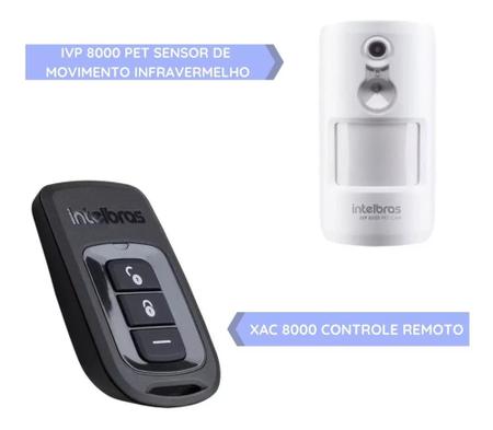 Central Amt 8000 S/ Fio Sensores Gprs E Sirene Intelbras