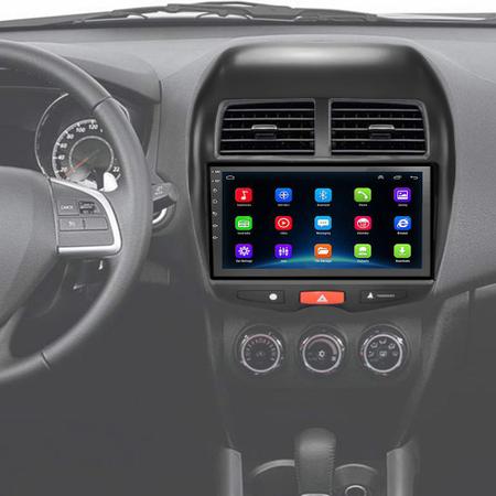 Imagem de Kit Central Multimídia Android ASX 2010 A 2022 9 Polegadas Tv Online GPS Bluetooth WiFi USB Rádio FM