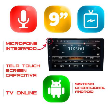 Kit Central Multimídia Android Elantra 2014 2015 2016 9 Polegadas Tv Online GPS Bluetooth WiFi USB - E-Droid Imagem de Kit Central Multimídia Android Elantra 2014 2015 2016 9 Polegadas Tv Online GPS Bluetooth WiFi USB