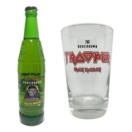 Imagem de Kit Cerveja Aces High Iron Maiden 600Ml + Copo 350Ml