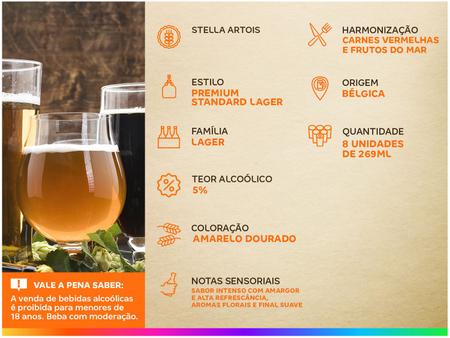 Imagem de Kit Cerveja Stella Artois 269ml Cada