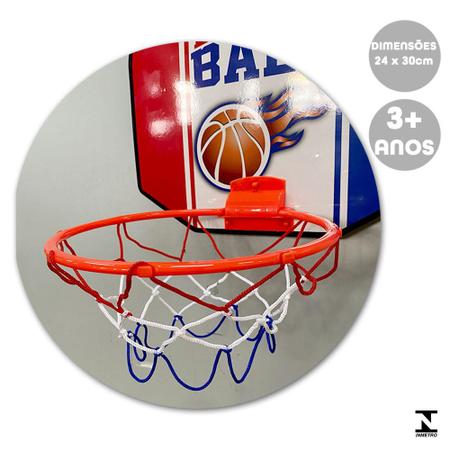 Tabela de Basquete NBA Cesta Basquetebol Com Bola Infantil - Well Kids -  Basquete Infantil - Magazine Luiza