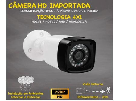 Imagem de Kit Cftv 8 Câmeras Segurança Hd 720p Dvr Mhdx  Intelbras