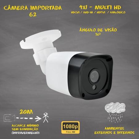 Kit Cftv 9 Câmera Segurança Full Hd 2mp Dvr Intelbras Sem HD - Intelbras/Multitoc Imagem de Kit Cftv 9 Câmera Segurança Full Hd 2mp Dvr Intelbras Sem HD