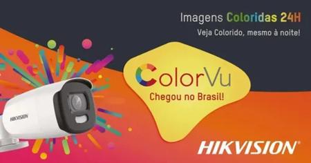 Imagem de Kit Cftv Hikvision Dvr 8ch M1 8 Câmera Colorvu Full Hd 1080p