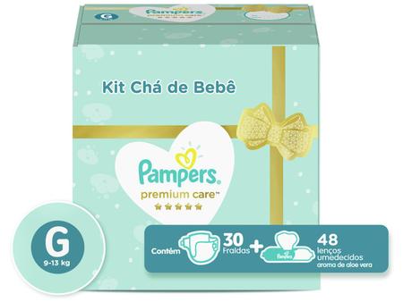 Imagem de Kit Chá de Bebê Pampers 30 Unidades