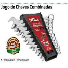 Imagem de Kit Chave Combinada 26 Peças 6 a 32 Mm Cromo Vanadio NOLL