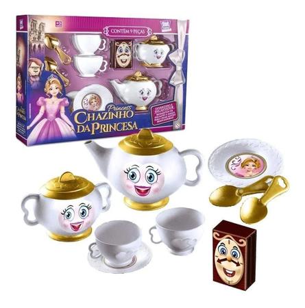 Jogo De Cha Infantil 5 Pecas Kit Chazinho Disney Princesas