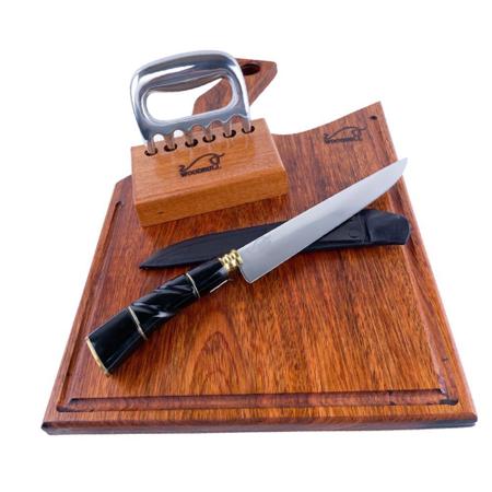 Kit Churrasco Personalizado Artesanal Life Bbq - WOODBULL Imagem de Kit Churrasco Personalizado Artesanal Life Bbq