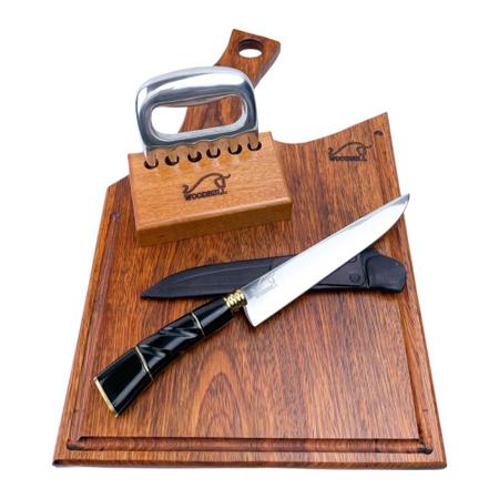 Kit Churrasco Personalizado Artesanal Life Bbq - WOODBULL Imagem de Kit Churrasco Personalizado Artesanal Life Bbq