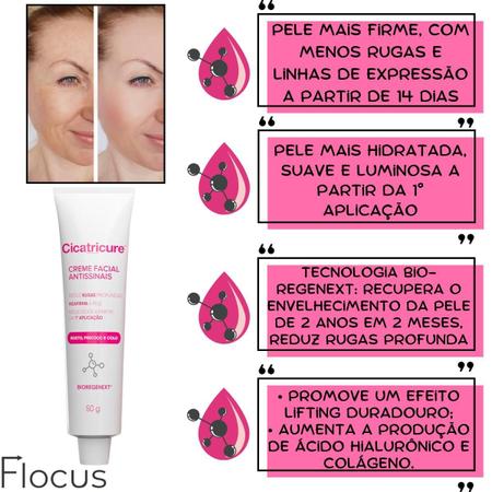 Imagem de Kit Cicatricure Porcelana Gel Creme Facial Antimarcas Pérola