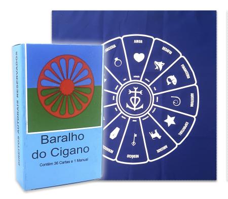 Baralho Cigano Lenormand Clássico - Lua Azul