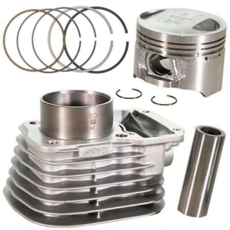 Kit Cilindro Motor Cg 125 Titan Today Cargo 1988 A 2001 Xlr 125 1996 A 2003 Metal Leve Imagem de Kit Cilindro Motor Cg 125 Titan Today Cargo 1988 A 2001 Xlr 125 1996 A 2003 Metal Leve