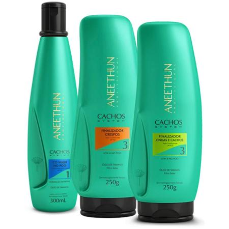 Kit Co Wash Finalizador Crespos e Finalizador Ondas e Cachos - Aneethun Imagem de Kit Co Wash Finalizador Crespos e Finalizador Ondas e Cachos