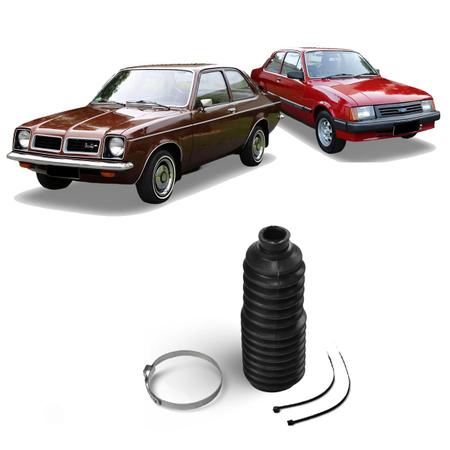 Imagem de Kit Coifa Guarda Pó Da Caixa De Direção Chevrolet Chevette 1978 1979 1980 1981 1982 1983 1984 1985 1986 1987 1988 1989