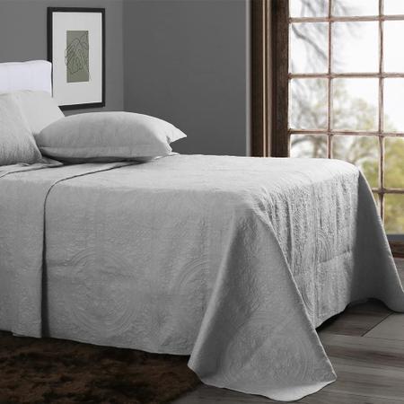 Kit Colcha New Everyday Casal 220X240Cm Boston Prata Sultan Imagem de Kit Colcha New Everyday Casal 220X240Cm Boston Prata Sultan
