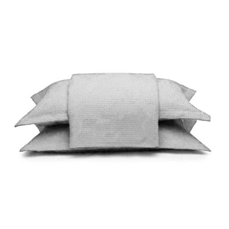 Kit Colcha Super Queen Piquet 100% Algodão 3 Peças Favo Liso - Dohler Presente Dia dos Pais Imagem de Kit Colcha Super Queen Piquet 100% Algodão 3 Peças Favo Liso